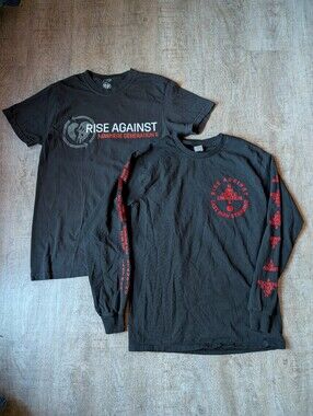 Rise Against Nowhere Generation II Shirt Bundle Black Size S Band Merch